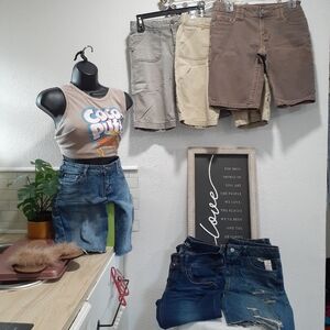 NWT High Rise Jean Shorts + Bundle/5